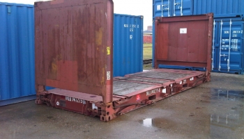 20ft flatrack collapsible used / CSC qualified