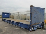 40ft flatrack collapsible used / CSC qualified